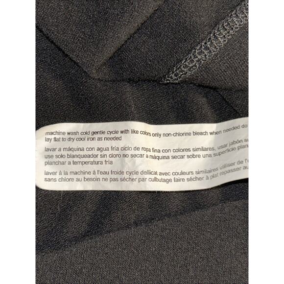 Eloquii Blouse Size 14/16 Cowl Neck Black Short Sleeve Goth Witchy Minimalist - Picture 7 of 8